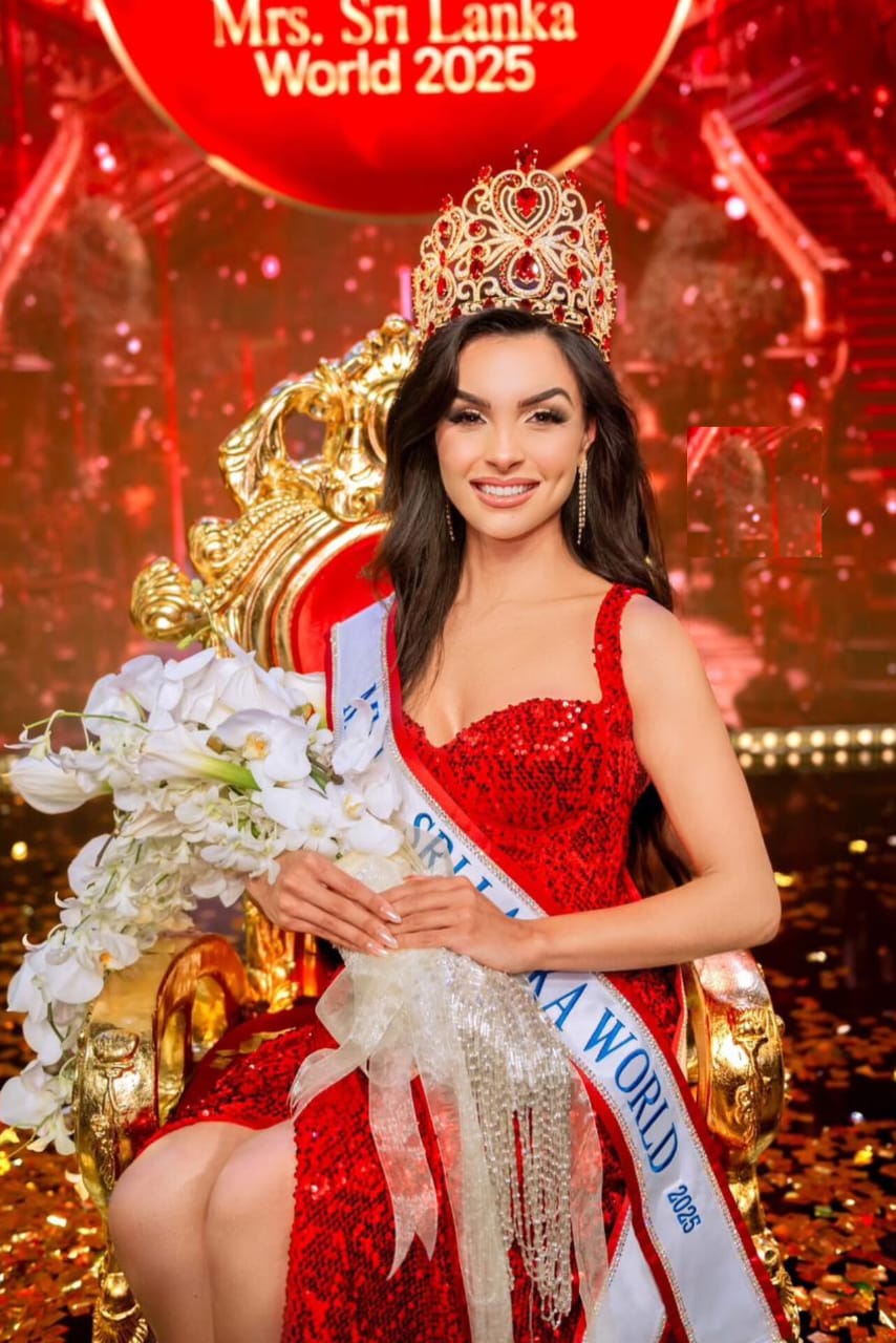 මීගමුව නාමය ලොවට ගෙනගිය සබීනා 2026 ලෝක  විවාහක රූ රැජිණ තරගයේ, තෙවැනි  ස්ථානයට.